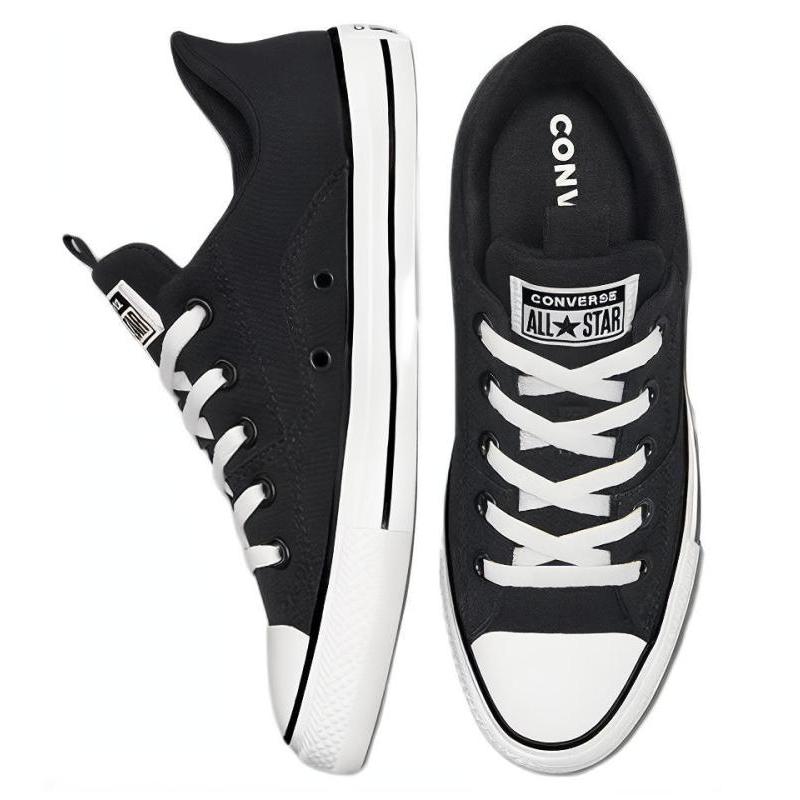 Converse Chuck Taylor All Star Comfortable Non-Slip Abrasion Resistant Low-Top Espadrilles Women's Black