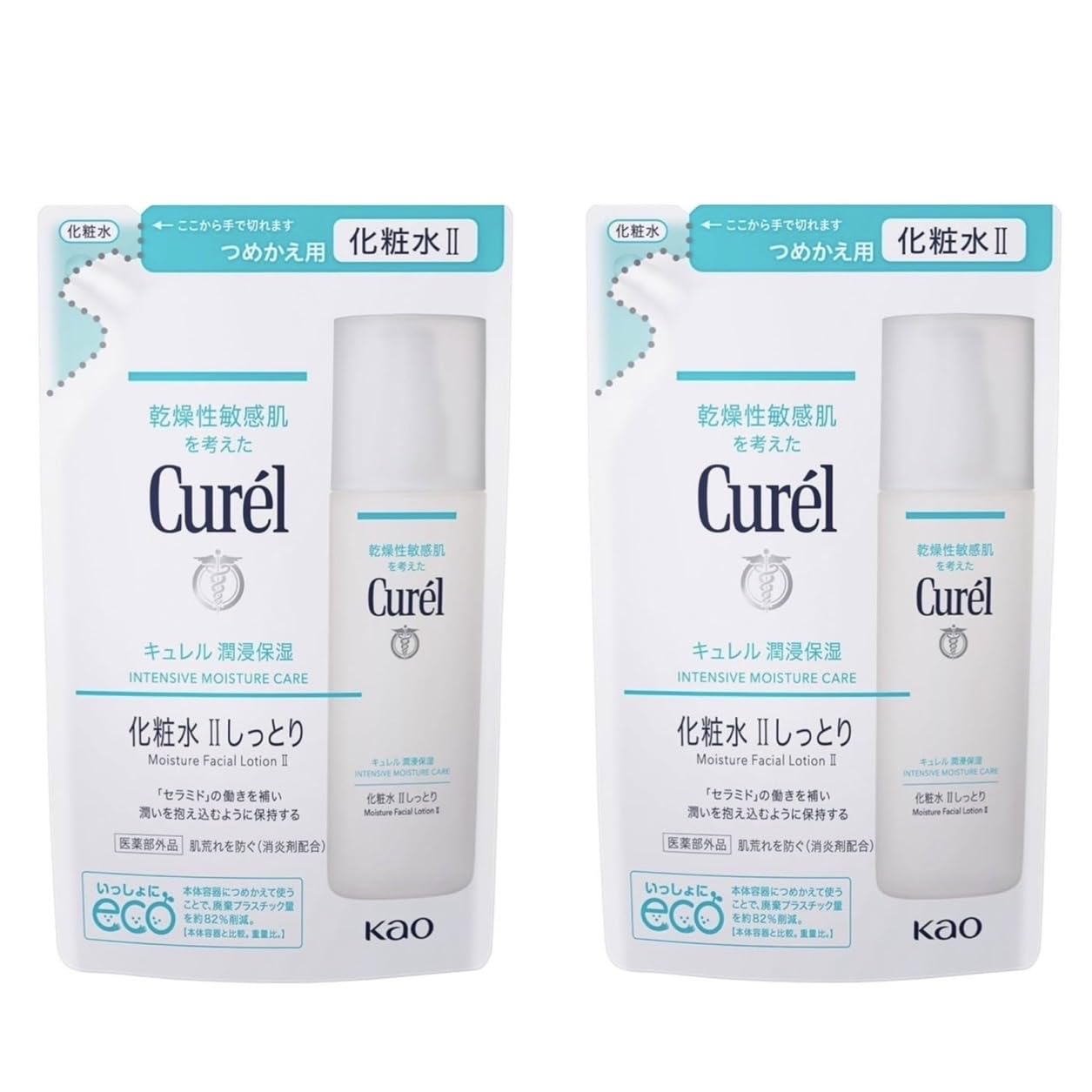 Curel Lotion II Moisturizing Refill 130ml2 Pack