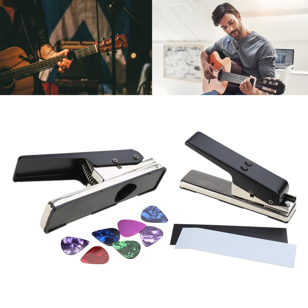 Portable Guitar Pick Cutter Adjustable Plectrum Trimmer Guitar Pick Hole Punch Producer DIY Making Machine Durable