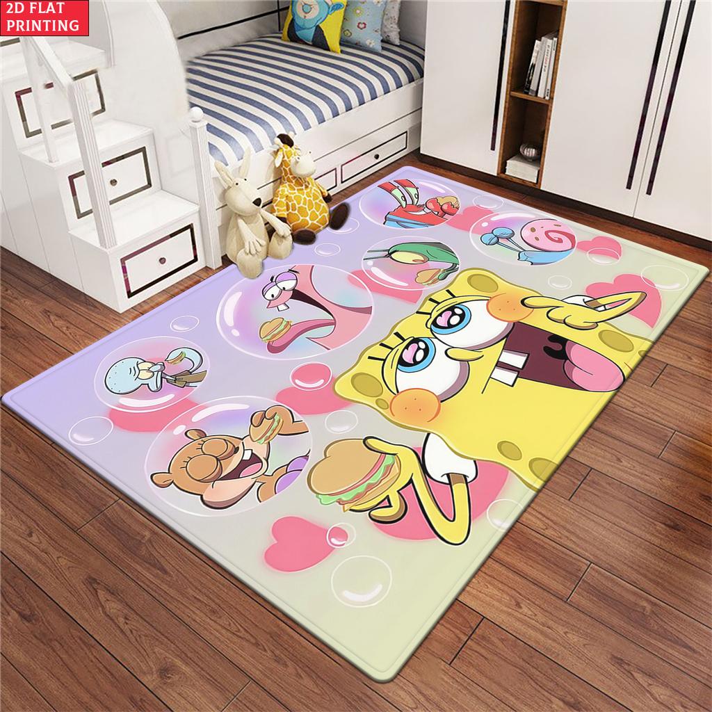 Good partner print Large Room Carpet Non Slip Cartoon Kids Bedroom Living Room Floor Mat Home Decor Children's Play Carpet