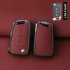 Zinc Alloy Leather Car Key Case For Vw Volkswagen Polo Golf 7 Gti Mk7 Tiguan Passat For Seat Ateca Leon For Octavia A7 Skoda