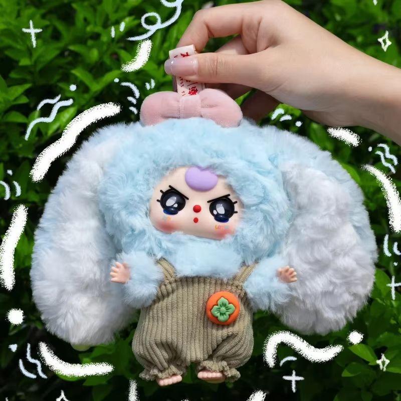 2025 New Original Baby Three Macaron v2 Macaron Little Rabbit Second Generation Blind Box Kawaii Plush Toy Diy Dress Up Doll
