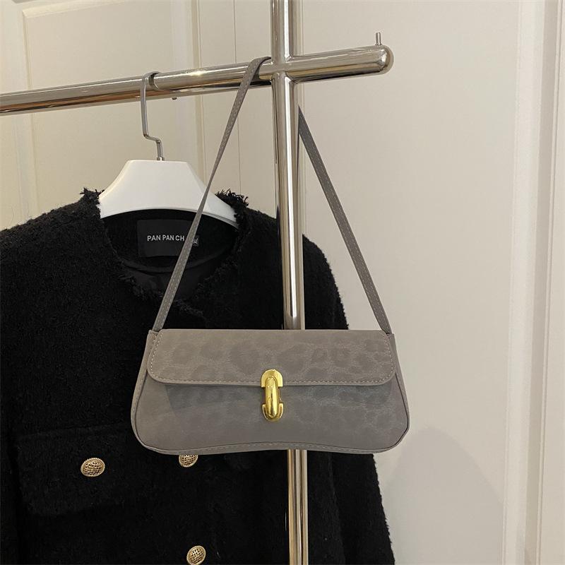 Leopard Print Bag Women's Bag 2025 New Trend Casual Portable Small Square Bag European and American Fashion Women's Shoulder Messenger Bag