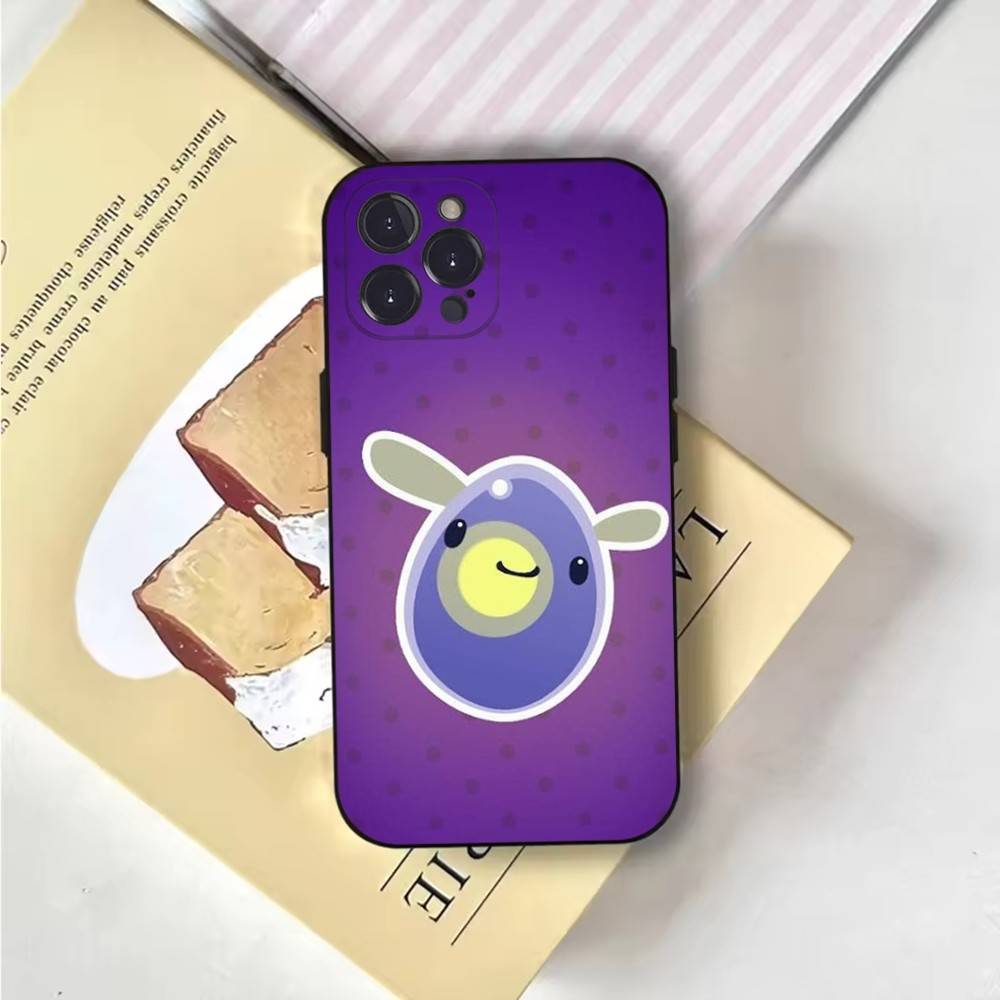 Game S-Slime Rancher Phone Case Phone Case For iPhone 16,15,14,13,12,11,Pro,X,XS,Max,XR,Plus,Mini Soft Black Cover