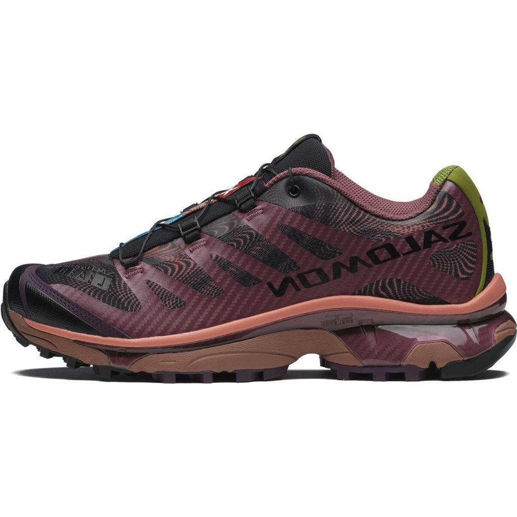 SALOMON XT-4 OG R.A.D Versatile Impact-Resistant Lightweight Low-Top Running Shoes Unisex Running Shoes Burgundy 477472