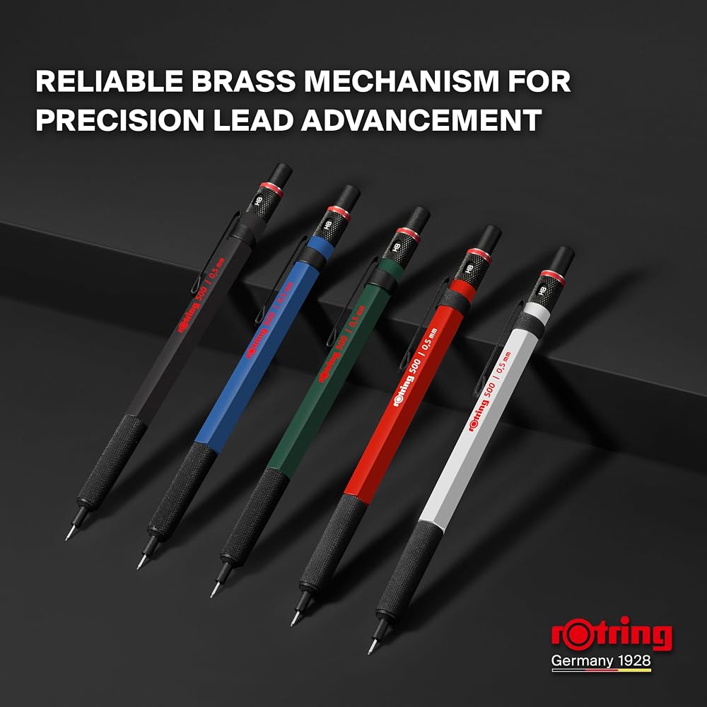 Rotring (Rotring) mechanical pencil 500 0.5mm black 1904725 officially imported