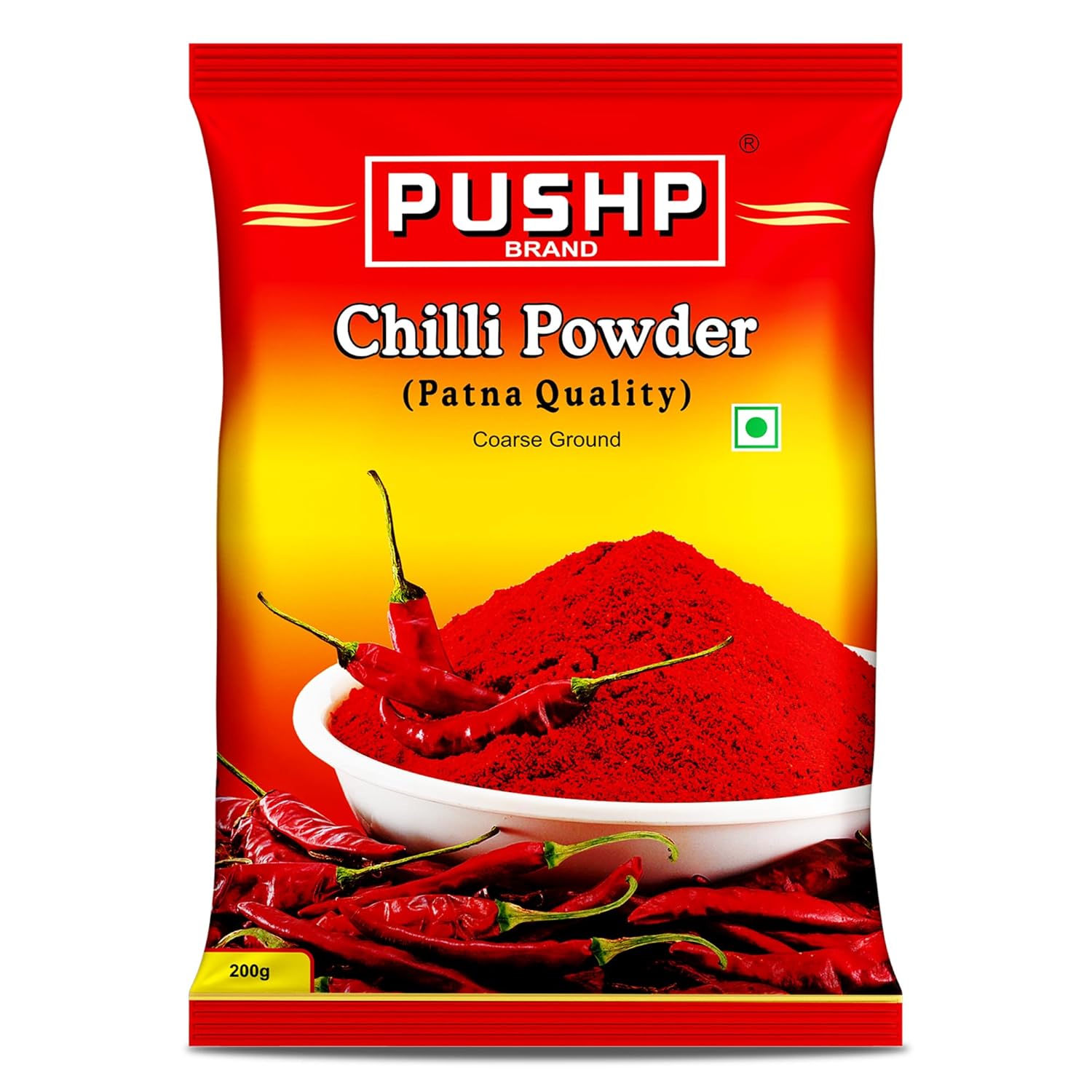 Pushp Brand Chilli Powder 200g Pack Of 1 Neutral Spicy Red Chilli Powder Essential Indian Spice For Flavorful Cooking