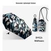 beneunder UV Protection 5-Fold Sun & Rain Umbrella (Wildflower Series)