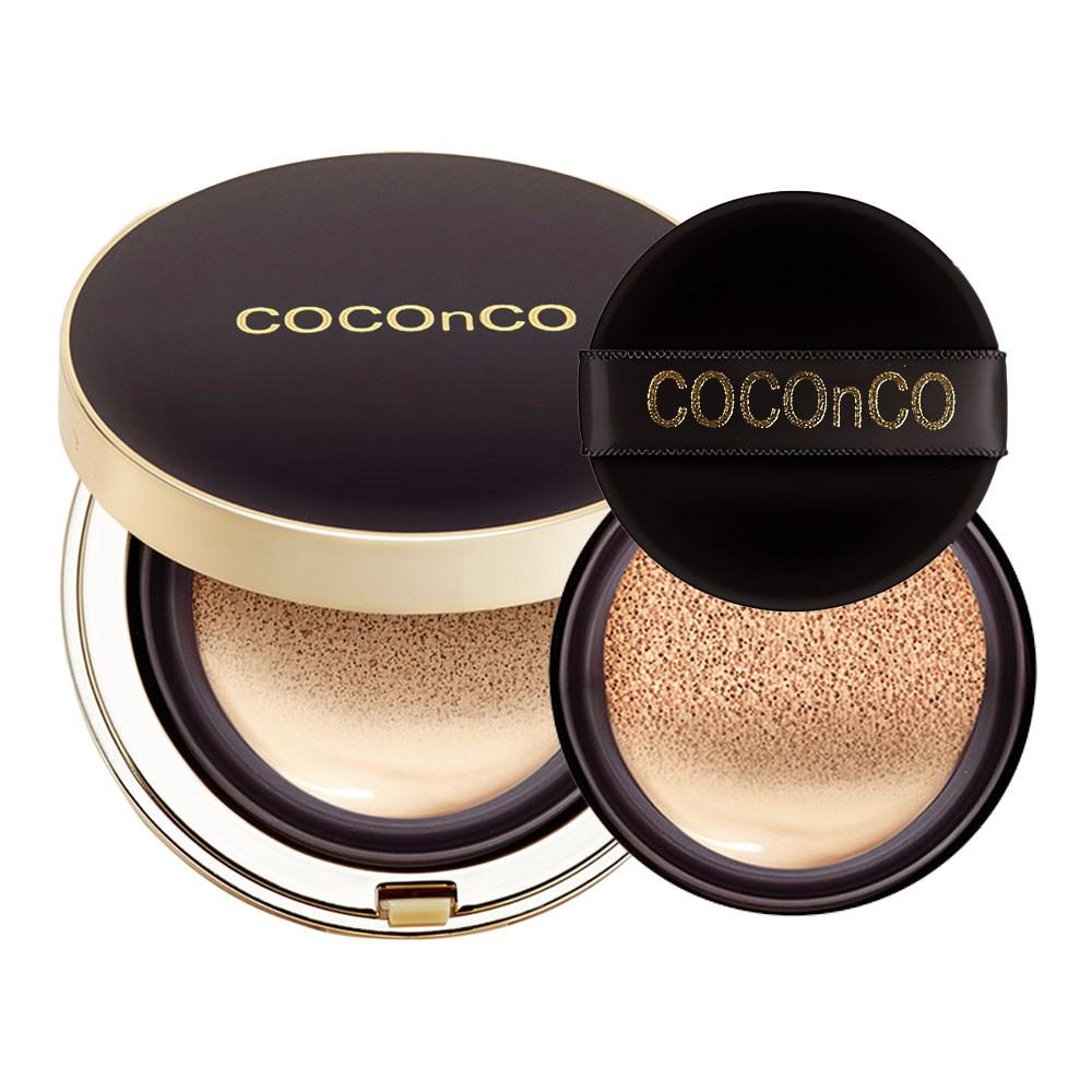 Coco & Co Radiance Essence BB Cushion + Refill Pore Cover, Radiant Skin, Whitening, Anti-wrinkle, UV Protection, Main Product + Refill, 15g, 1 pcs
