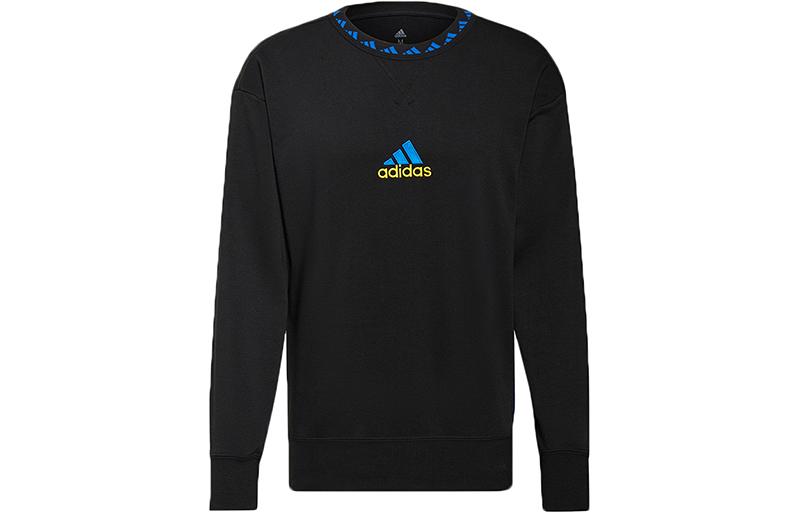 Adidas Manchester United Sweatshirts Men s Black Crew Neck Moderate Regular GR3875 S