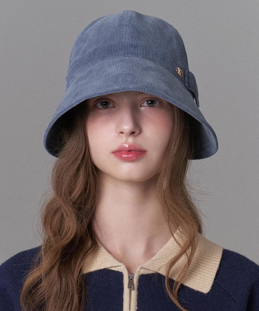 Hwaiteusaenjeu Corduroy Earmuff Bonnet Hat Arisak (6 Colors)
