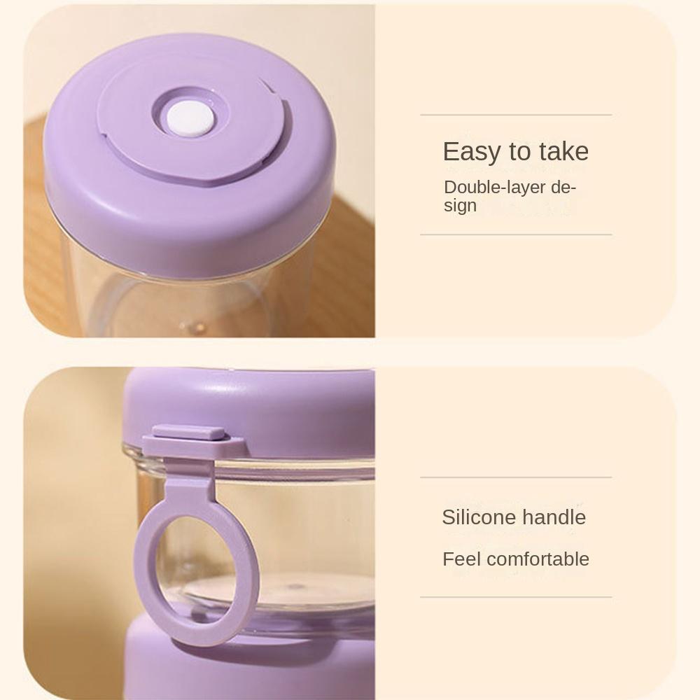 Large Capacity Overnight Oats Jars With Lids and Spoons Cereal Storage Can New Yogurt Containers