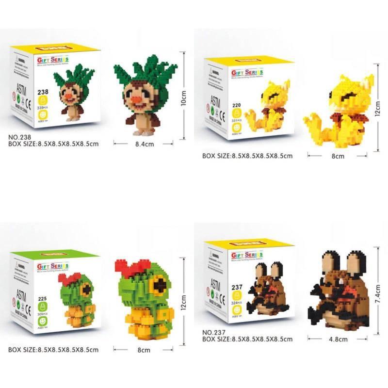 Micro Toy Blocks Construction Creative Building Children Gift Birthday