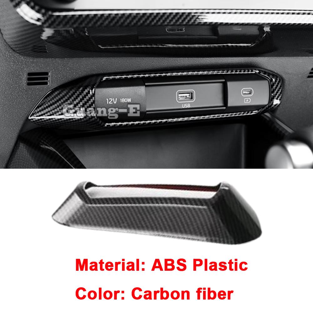 Für Kia Niro SG2 2024 ABS Griffschale Schalthebelblende Hinterer Becherhalter Lüftungsgitter Zierleiste Armlehnen Zubehör