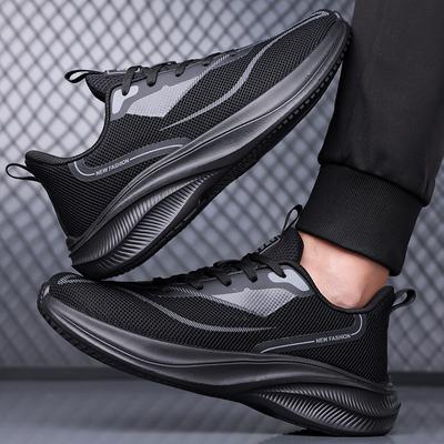Men's Sports Shoes Lightweight Breathable Wear Resistant Non Slip Mesh Sneakers Comfortable Fashion Running Shoes for Men