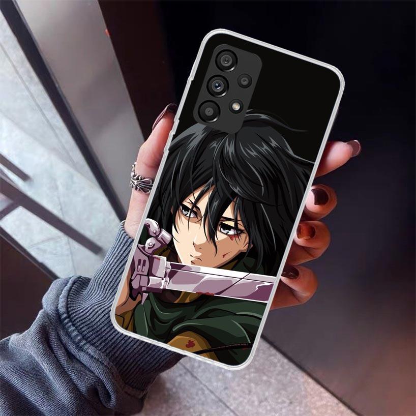 

A-Attack on T-Titan Annie Mikasa Phone Case For Samsung Galaxy A17 A57 A37 A16 A26 A36 A56 A15 A25 A35 A55 A14 A13 A54 A53 A34 A Samsung A14