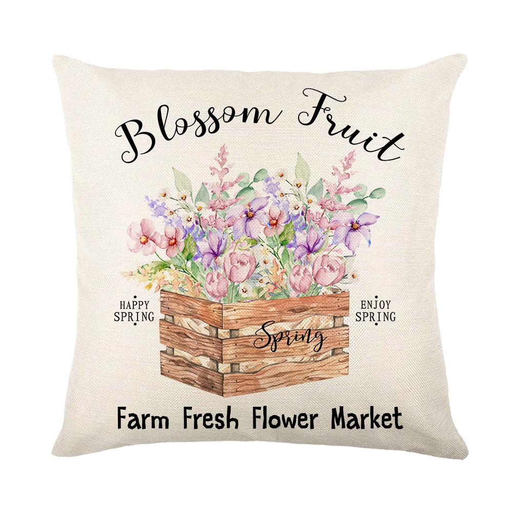 Spring New Style Pillow Garland Car Sofa Pillow Case Combination Bedroom Pillow Case