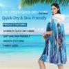Deep Sea Diving Hooded Beach Towel Flat Print Microfiber Soft Poncho Bathrobe Quick Dry Swim Cape for Adult Kids Gift