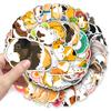 51Sheets Cute Cartoon Guinea Pig Graffiti Sticker Kawaii Aesthetic Stickers Laptop Notebook Suitcase Cup Diy Decoration Stickers