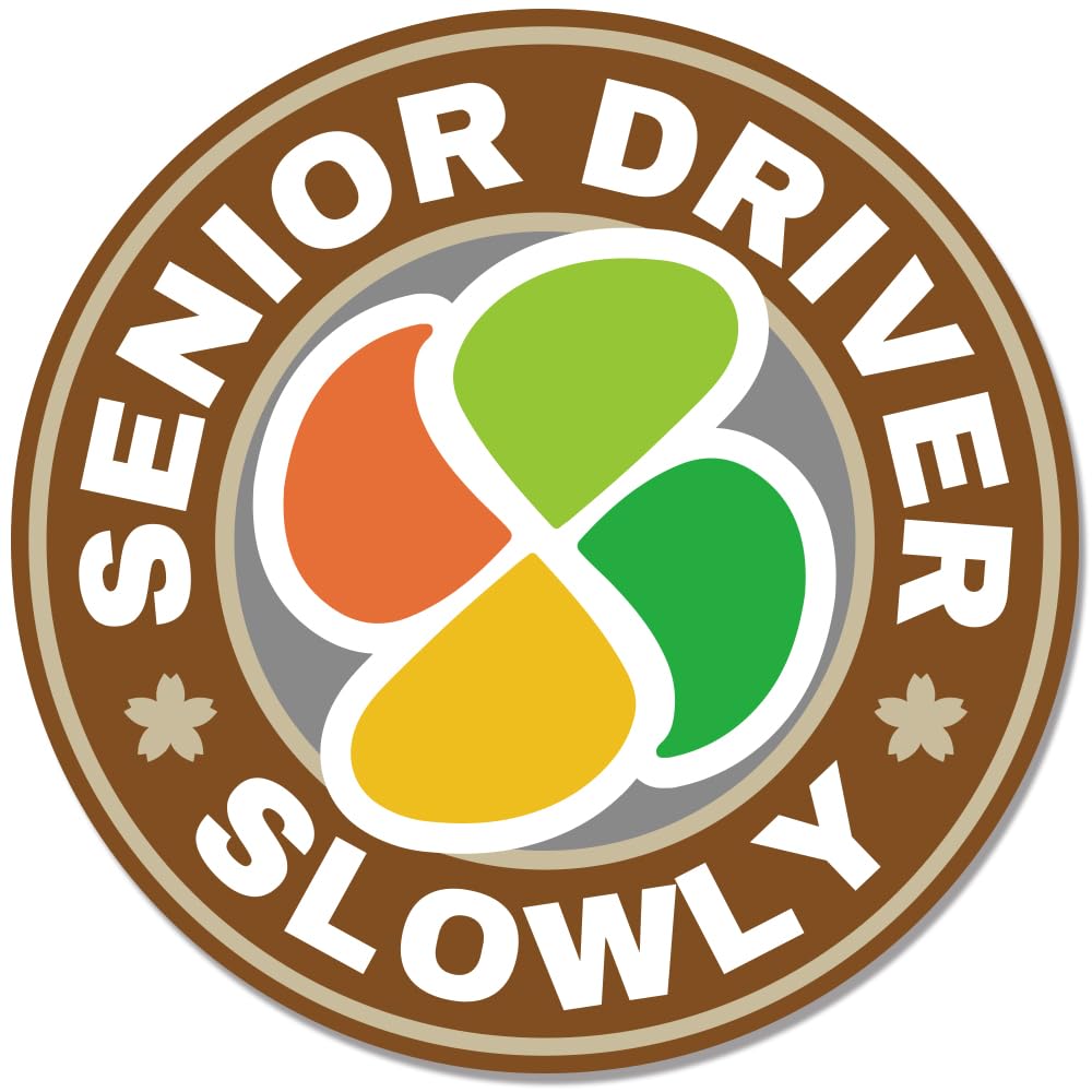 

Продукты SEEK Знак для пожилых, 1 наклейка, Тип, Серебряный знак, Знак Момидзи, Знак, Сделано 12cm