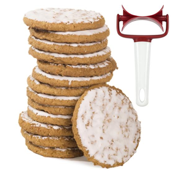 Dumpling Mold Shape Cookie Dough Press Round Cooking Cutter Roller Baking Tool
