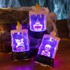 Halloween Decorations Candle Lights Luminous Skeleton Lights Halloween Desktop Decorations Ghost Festival Scene Cloth