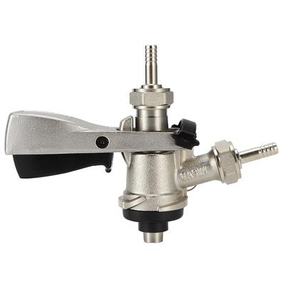 G5/8 S Type Draft Beer Keg Coupler Dispenser with Pressure Relief Valve Home Brewing System