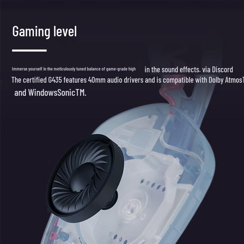 Logitech G435 Wireless Bluetooth Gaming Headset