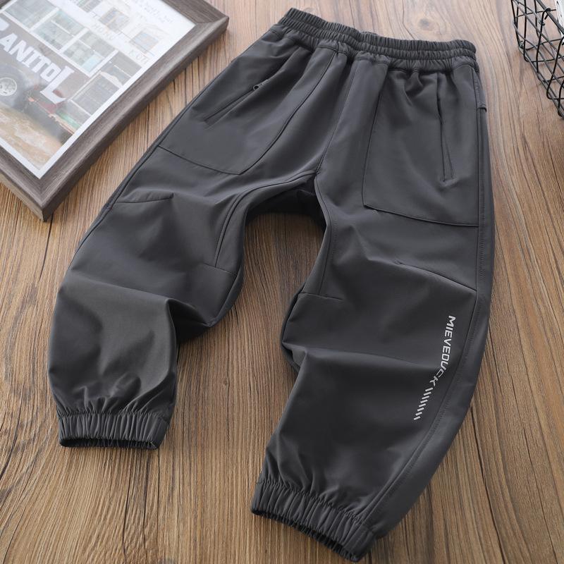 

Детские горные системные софтшелл брюки-карго на осень 2025 - Прочные, быстросохнущие, повседневная одежда для мальчиков и девочек 110 cm