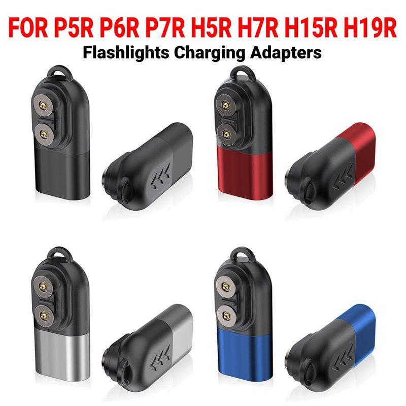 Typ-C-Magnetladegerät USB-C-Ladeadapter für Ledlenser H5R P6R H7R H15R P18R H19R Taschenlampen Stirnlampen