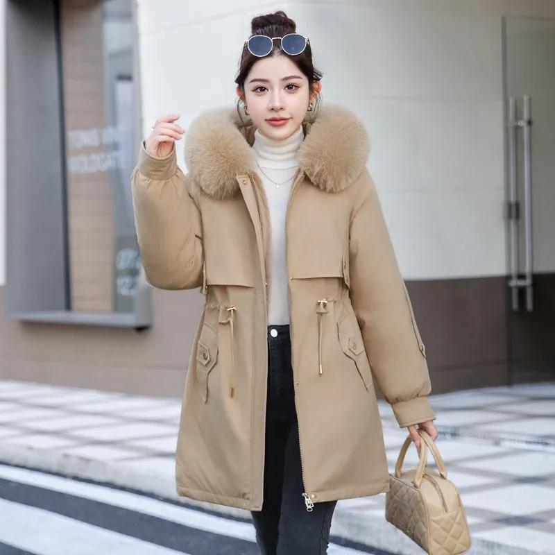 Cotton-padded Jacket Women's Winter Personality Irregular Cotton-padded Jacket Design Sense Loose Thick Padded Jacket Tide