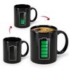 MUGKISS Sensitive Tea 11 Novelty Ceramic Heated Coffee Cooling New Christmas Gift Color-Changing Cup, Oz., Battery-Charged Cup, Cup, Year's