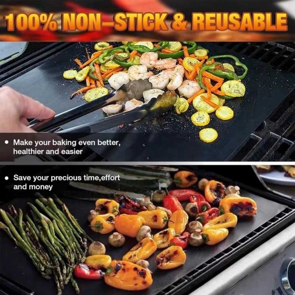 Heat Resistant Non Stick Baking Mat Easy Clean Baking Tray New Grilling Sheet  BBQ Tools