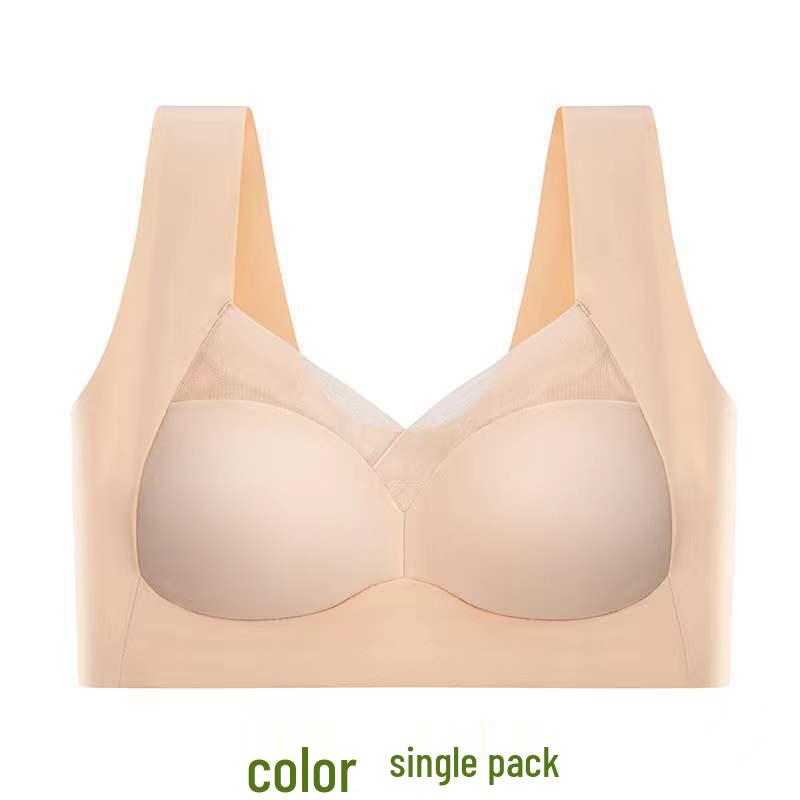 Sasha Summer Plus Size Seamless Ice Silk Bandeau Bra - Ultra-Thin, Breathable & Beautiful
