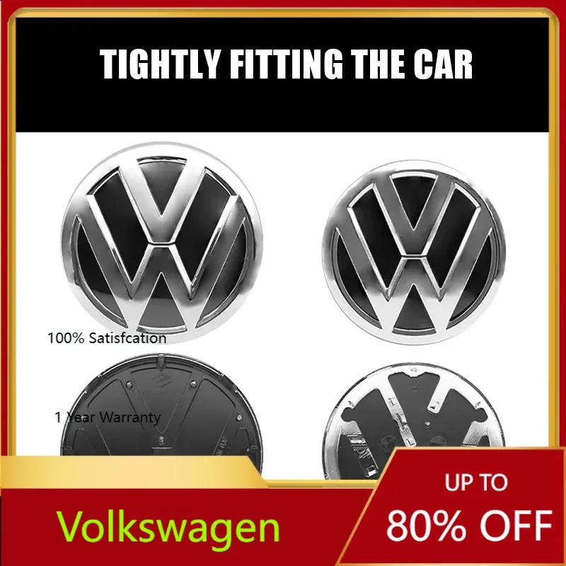 Valve Stems Caps For VW VOLKSWAGEN New 2Pcs VW Replacement Front Grill Badge Rear Trunk Lid Emblem Logo Decorative For Volkswage zd4