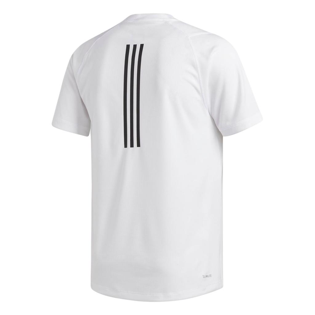 Adidas Fl_Spr Z Ft 3St Comfortable Crew Neck Pullover Short Sleeve T-Shirt Men Tops White DW9826