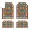 4Pcs/Set Heavy Duty Car Floor Mats Bohemian Car Accessories Durable Car Carpet  for Front Rear Seats