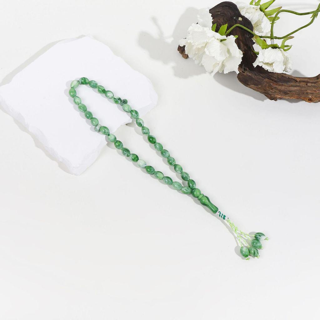 Κλασικό Ακρυλικό Τασμπίχ: Μπρασελέ Προσευχής Μέσης Ανατολής με 33 Χάντρες για Άνδρες & Γυναίκες