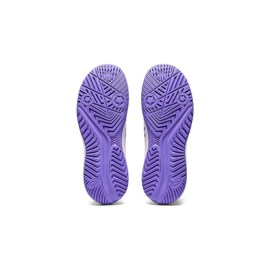 ASICS Gel Resolution 9 Tennis Shoes Low top Kids' Training Shoes White Purple Kids' 1044A067-101