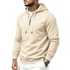 Heren S Half-ritssluiting Hoodie Sweatshirt Effen Kleur Casual Lange Mouwen Pullover