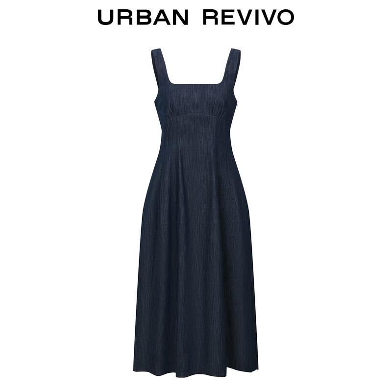 UR Women's Denim Revival Square Neck Dress