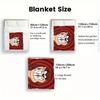 Tasmanian Devil 2D Flat Pattern Flannel Blanket High Quality All Seasons Warmth and Comfort Perfect for Christmas Gifts.MMT0918198