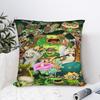 My S-Singings M-Monsters Pillow Case  Kawaii Pillow Cover Graphic Pillowcases For Living Room Sofa