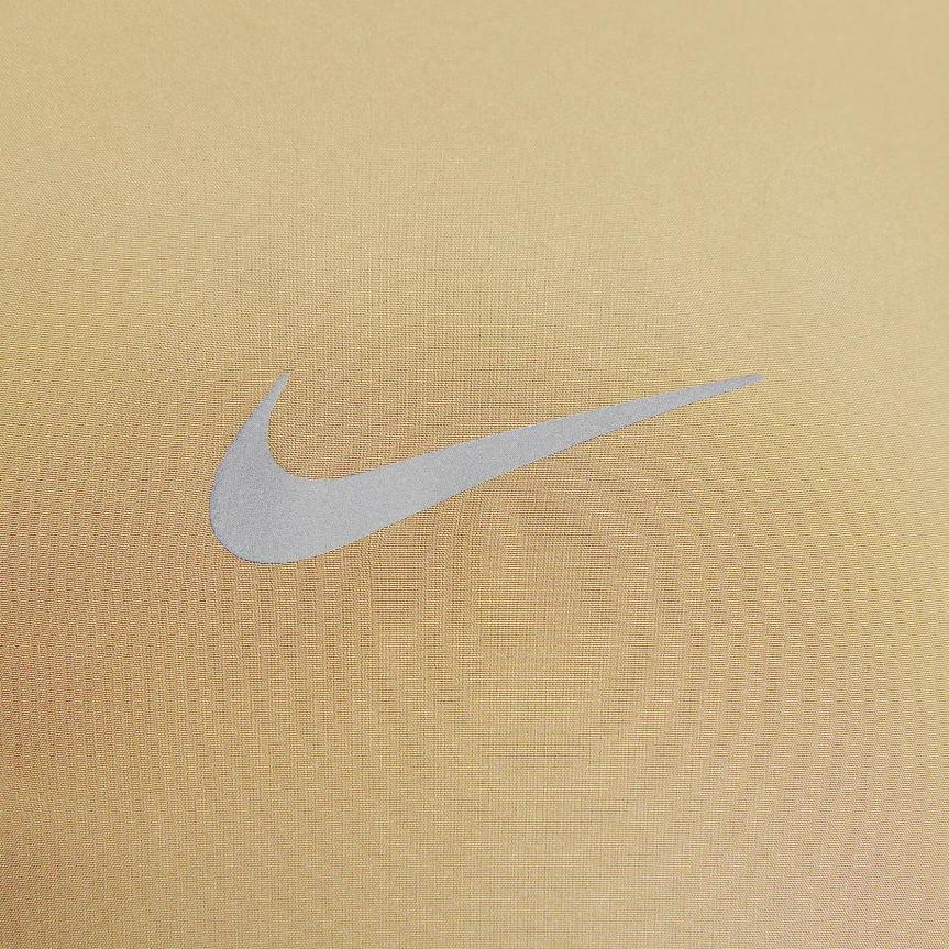 Nike Miler Repel Windrunner Giacca Comoda Elegante Minimalista Resistente all'Acqua da Corsa Maniche Lunghe Uomo Giacca Albicocca DD4747-297