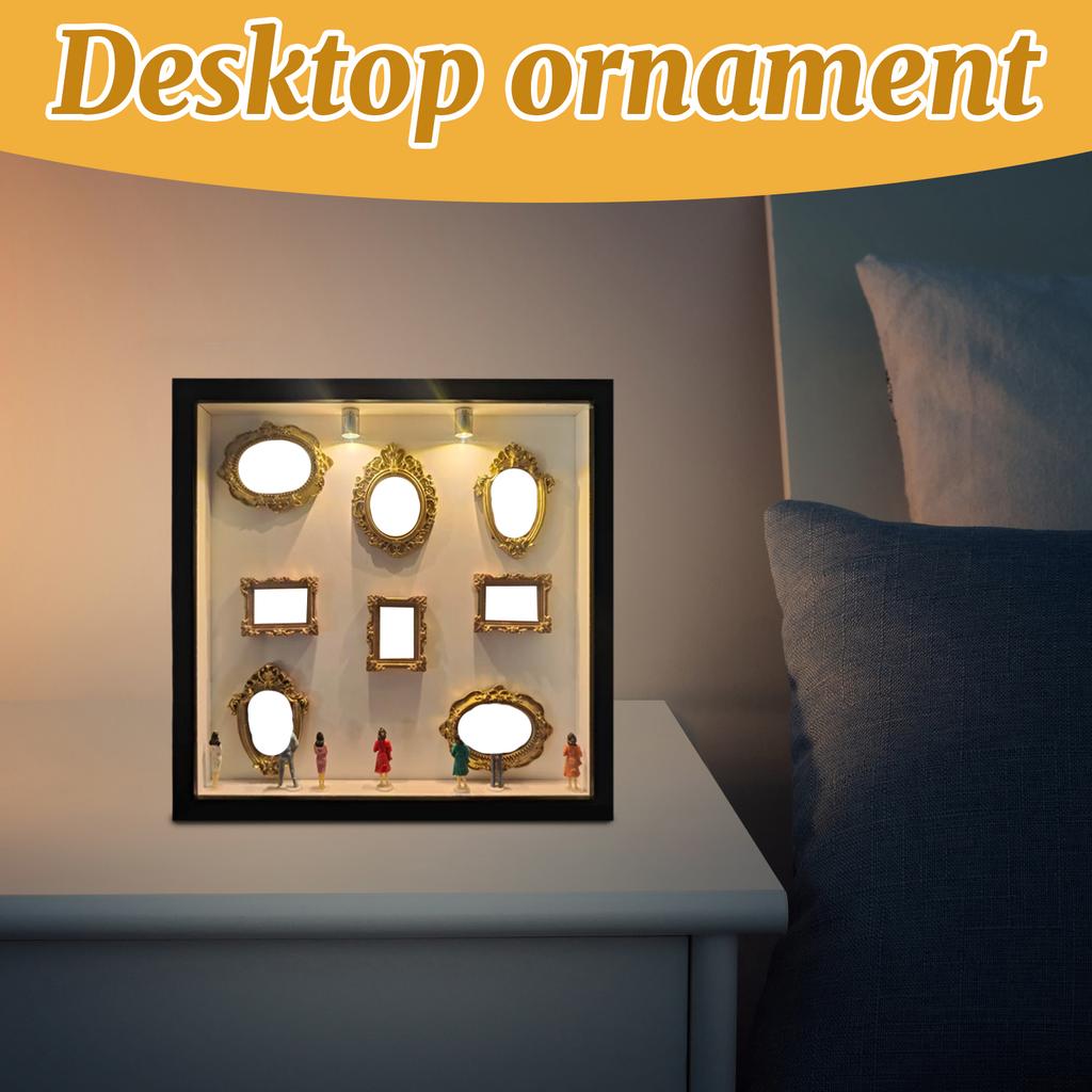 Muzejní Silhouette Shadow Box Rám Dekorativní Displej