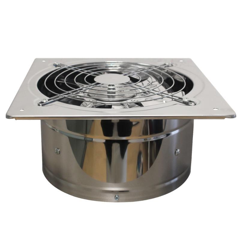 6/7/8inch Booster Extractor Exhaust fan Ventilation Pipe Fan for Bathroom Toilet Kitchen Wall Window Stainless Steel Fan