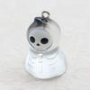 6pcs Dolls Halloween Ghost Pendant Mini Skeleton Keychain Punk Skull Car Keyring  Gifts