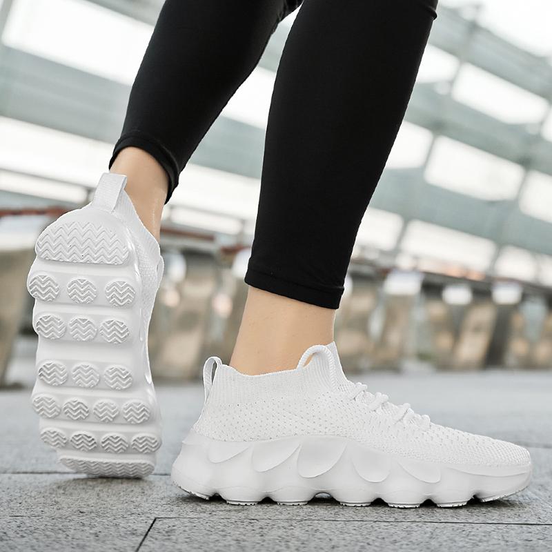 Summer coconut shoes men breathable flying woven sneakers casual travel shoes 48 large size lace-up sock shoes fashion