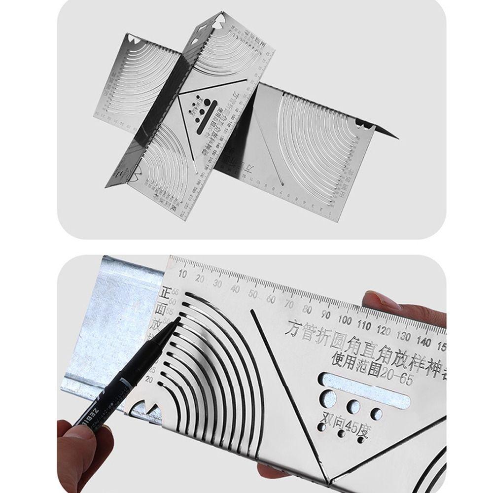 Precision Flex Angle Arc Marking Tool Multi-Purpose Metal Marking Tool Linear Arc Dual-Purpose Scriber Adjustable