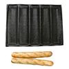 Silikon Perforierte Backformen Sandwichform Baguette Brotbackform Lebensmittelmatte 5 Laibe Antihaft Backpapier